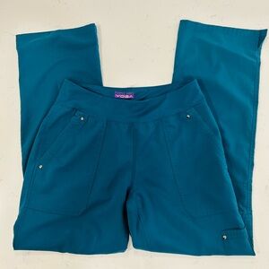 Purple label yoga Healing hands scrub pants